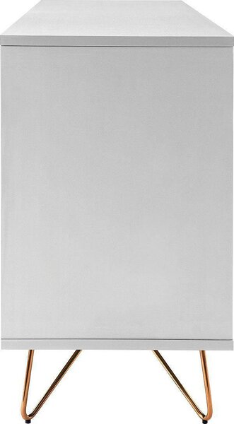 ŠIROKÁ KOMODA, biela, 150/70/40 cm Livetastic - Online Only drobný nábytok, Online Only