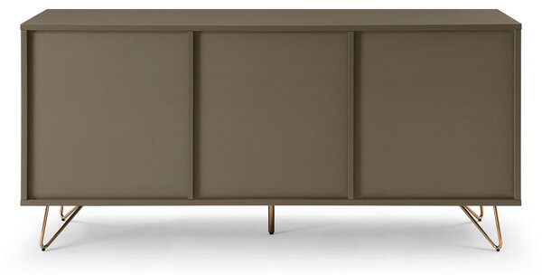 ŠIROKÁ KOMODA, sivá, 150/70/40 cm Livetastic - Online Only drobný nábytok, Online Only