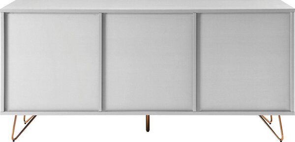 ŠIROKÁ KOMODA, biela, 150/70/40 cm Livetastic - Online Only drobný nábytok, Online Only