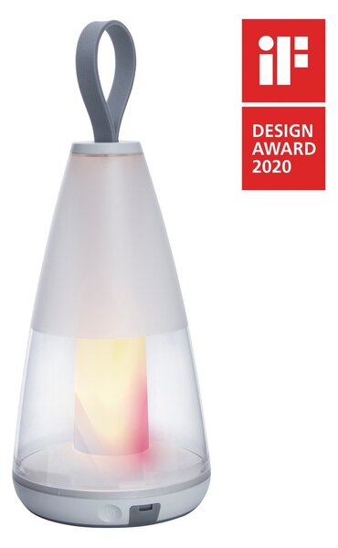 Lutec 8500102331 LED záhradné stolné svietidlo Pepper 1x3W | 200lm | 2700-6500K | RGB | IP54 - biela