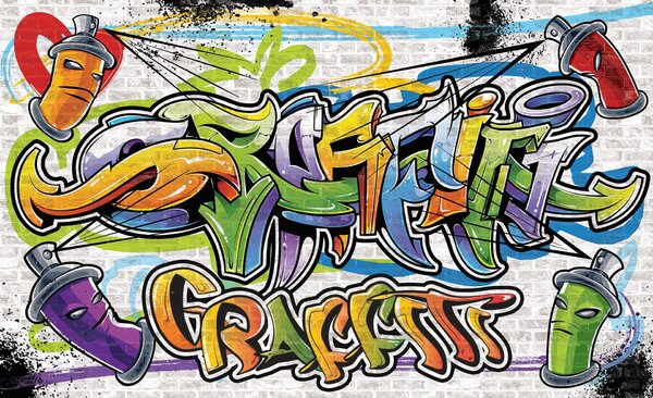 Fototapeta Graffiti vlies 416 x 254 cm