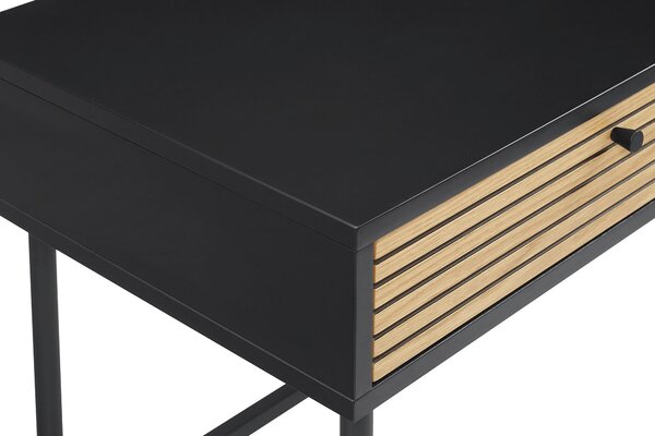 PÍSACÍ STÔL, čierna, farba duba, 120/50/75 cm Livetastic - Online Only kancelárie, Online Only
