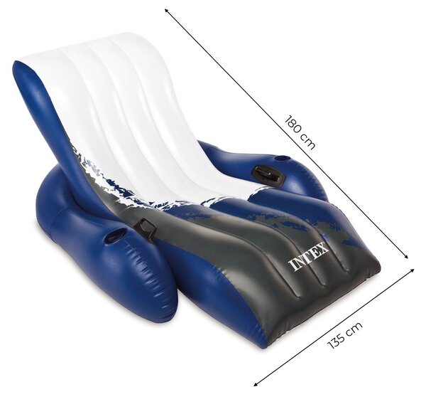 Intex Nafukovacie kreslo 2v1 180x135cm INTEX 58868EU