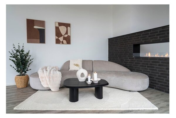 Krémový ručne tkaný vlnený koberec 200x300 cm Pune – House Nordic