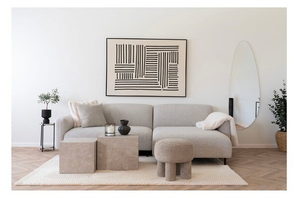 Krémový ručne tkaný vlnený koberec 200x300 cm Pune – House Nordic