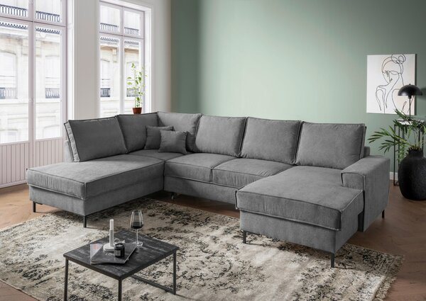 SEDACIA SÚPRAVA, textil, antracitová MID.YOU - Sedačky, Online Only