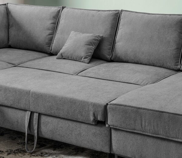 SEDACIA SÚPRAVA, textil, antracitová MID.YOU - Sedačky, Online Only