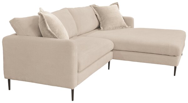 ROHOVÁ SEDAČKA, textil, krémová P & B - Sedačky, Online Only