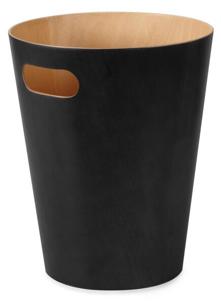 Čierny kancelársky odpadkový kôš 7,5 l Woodrow – Umbra