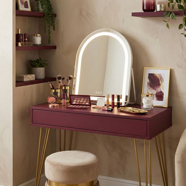 Zrkadlo LED GLAM White 40x45cm