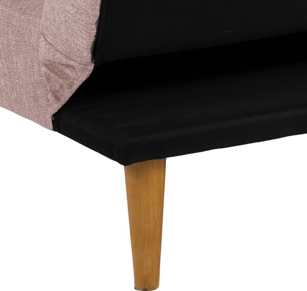 Ružová rozkladacia pohovka 180 cm Matylda – Essentials