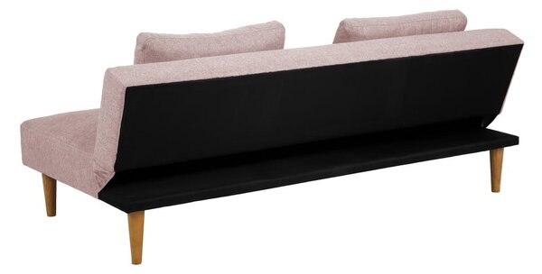 Ružová rozkladacia pohovka 180 cm Matylda – Essentials