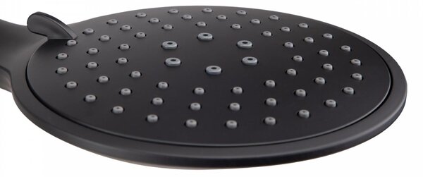 Erga Wemi, 3-funkčná ručná sprcha s hadicou 150 cm, 12,5 × 14 cm, čierna matná, ERG-YKA-BP.WEMI-BLK