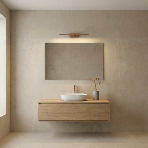 Toolight Toolight, LED nástenné svietidlo 40cm, 13W, 4000K, 1000lm, APP1895-1W, medená matná, OSW-66050