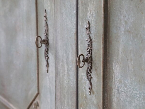 Opálová antik drevená komoda French antiek - 153*51*112cm - Chic Antique