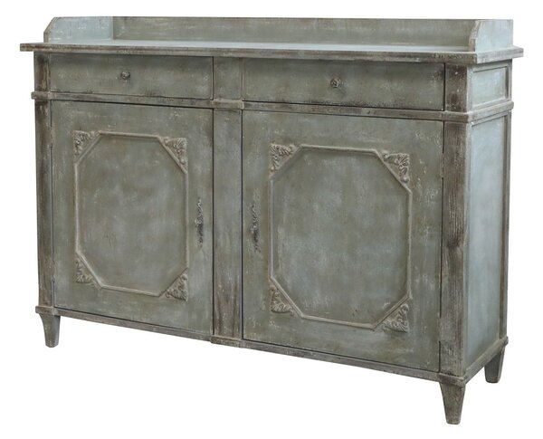 Opálová antik drevená komoda French antiek - 153*51*112cm - Chic Antique