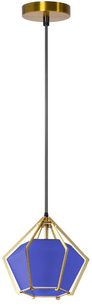Toolight - Závesná stropná lampa Diament - modrá - APP452-1CP