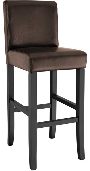 Tectake 400552 barová stolička drevená - hnedá