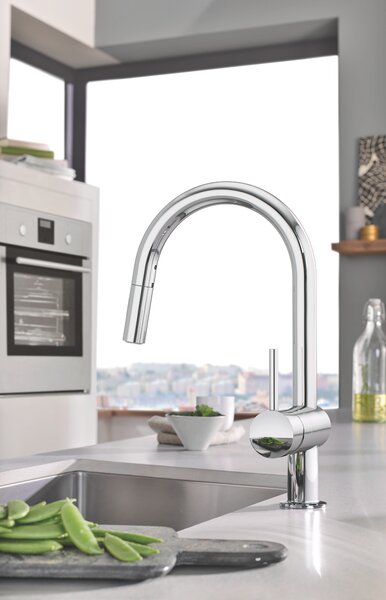 GROHE Minta - Páková drezová batéria, chróm 32321002