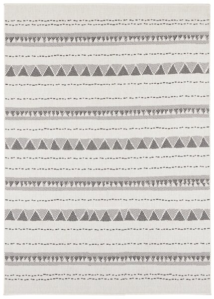 NORTHRUGS - Hanse Home koberce Kusový koberec Twin Supreme 103755 Black / Cream – na von aj na doma - 80x150 cm