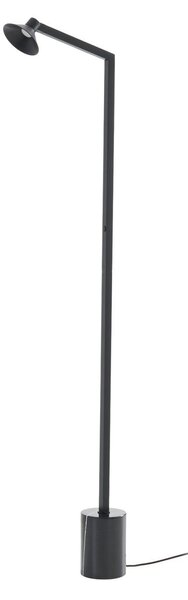 Stojacie Lampa Lucande, Steve, stmievateľné, Čierna, Obývacia izba, Kov, Moderný