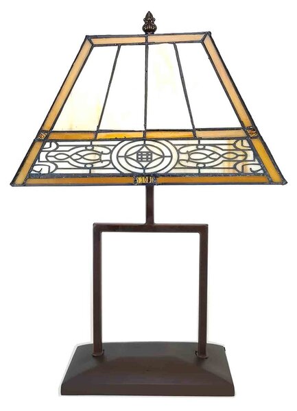 Stolná Tiffany lampa - 28*20*46 cm E27/max 1*40W - Clayre & Eef