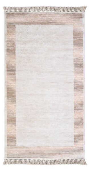 Hnedo-béžový koberec Vitaus Hali Ruto, 80 × 150 cm