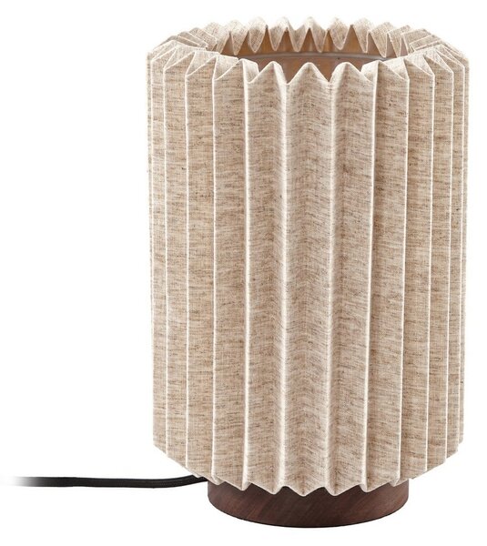 Stolové Lampa Lindby, Maveo, Sivá, Obývacia izba, Tkanina / Textil, Škandinávsky