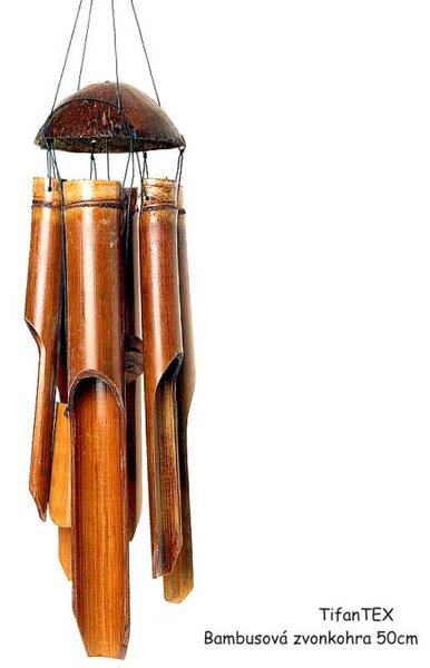 Bambusová zvonkohra 50cm (zvonkohra bambus eshop)