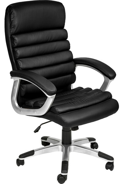 Tectake 402149 kancelárska stolička paul - čierna