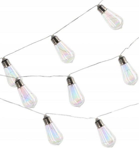 Garden Line Solárna LED svetelná reťaz Felisi 3,8 m studená biela