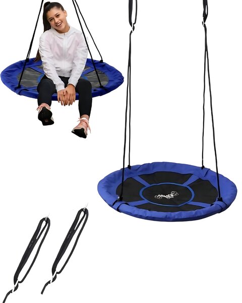 Garden Line Záhradná hojdačka bocianie hniezdo KELLY 100 cm žltá