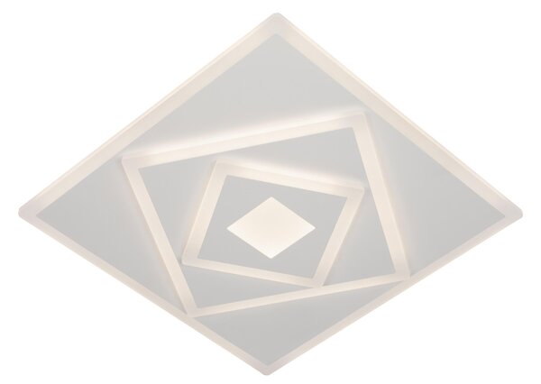 STROPNÉ LED SVIETIDLO, 40/40/6 cm Novel - Online Only bytové doplnky, Online Only