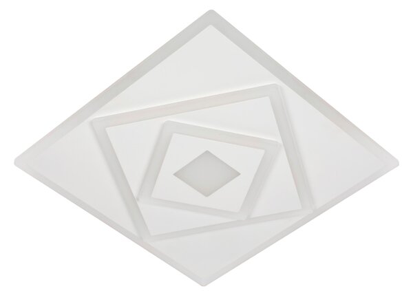 STROPNÉ LED SVIETIDLO, 40/40/6 cm Novel - Online Only bytové doplnky, Online Only