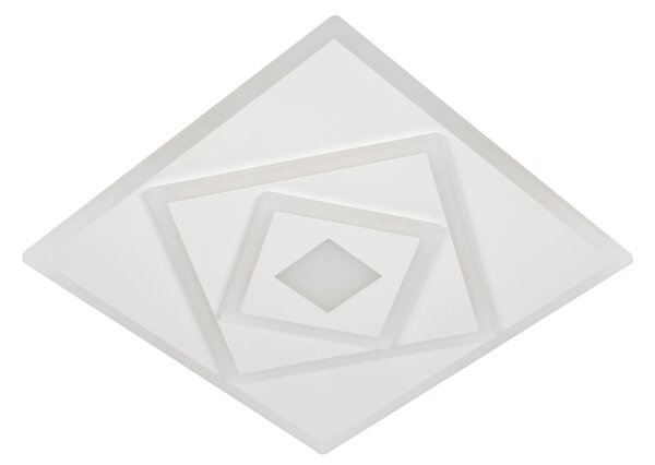 STROPNÉ LED SVIETIDLO, 40/40/6 cm Novel - Online Only bytové doplnky, Online Only