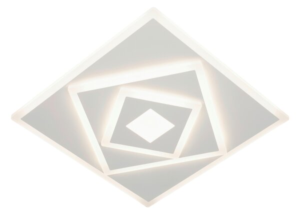 STROPNÉ LED SVIETIDLO, 40/40/6 cm Novel - Online Only bytové doplnky, Online Only