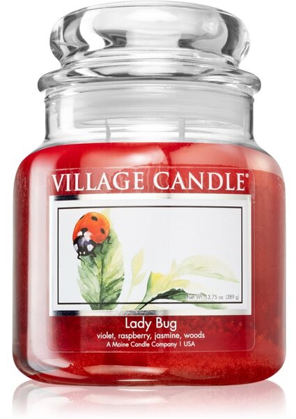 Village Candle Lady Bug vonná sviečka (Glass Lid) 389 g