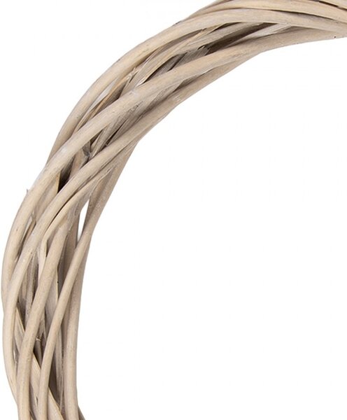 Prírodný ratanový veniec Wreath Rattan M - Ø 30*4 cm - Clayre & Eef