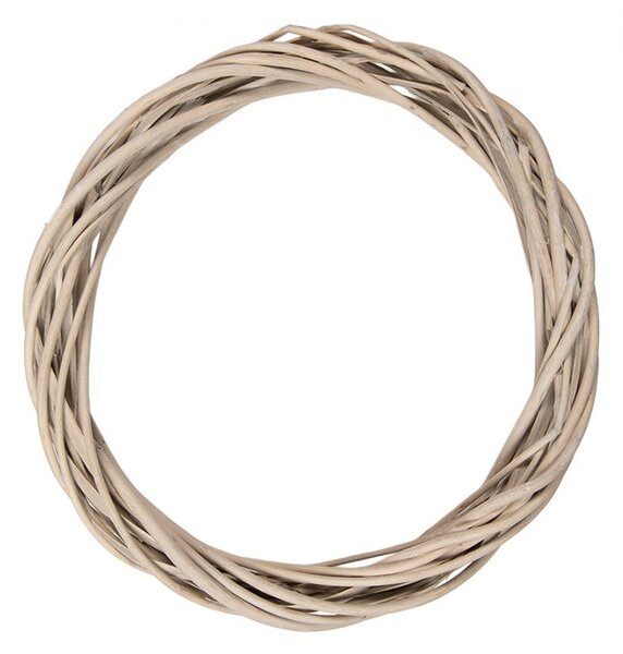 Prírodný ratanový veniec Wreath Rattan M - Ø 30*4 cm - Clayre & Eef