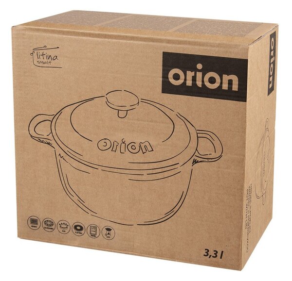 Liatinový hrniec s pokrievkou na indukciu 3,3 l LITINA SMALT – Orion