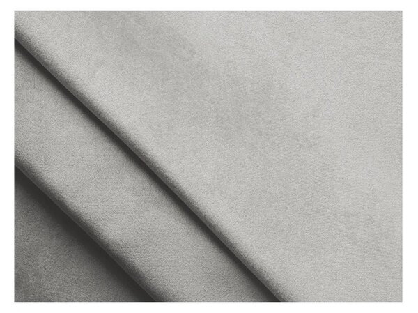 Svetlosivá čalúnená dvojlôžková posteľ s úložným priestorom s roštom 160x200 cm Hauke – Makamii