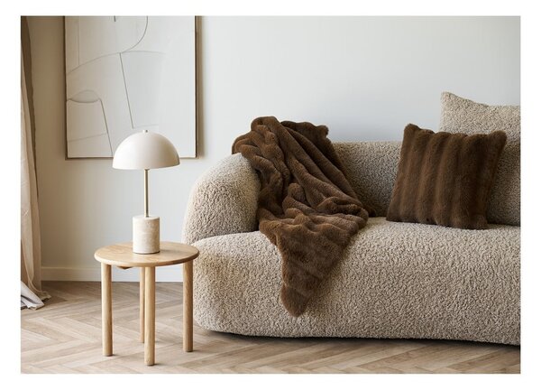 Okrúhly odkladací stolík z dubového dreva ø 40 cm Jena – House Nordic