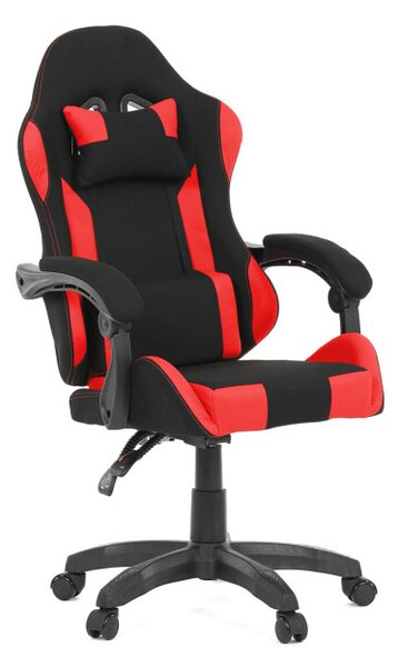 Herná stolička čierna / červená KA-R209 RED