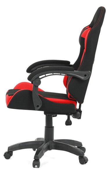 Herná stolička čierna / červená KA-R209 RED