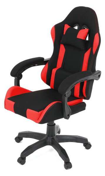 Herná stolička čierna / červená KA-R209 RED