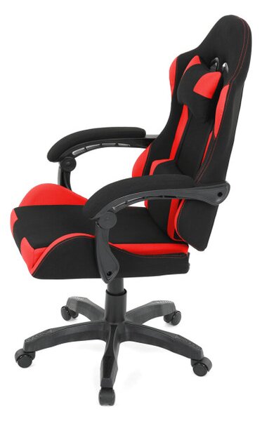 Herná stolička čierna / červená KA-R209 RED