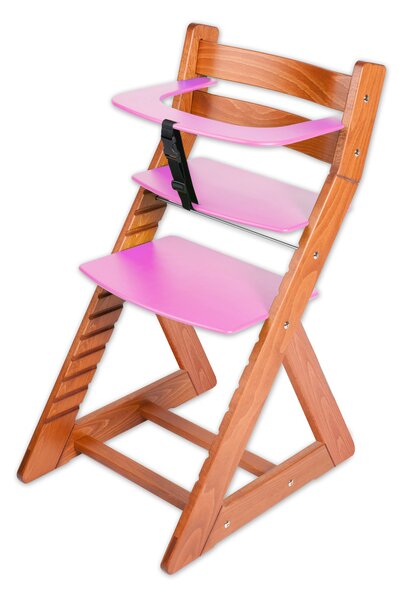 Hajdalánek Rastúca stolička ANETA - s malým pultíkom (čerešňa, ružová) ANETATRESENRUZOVA
