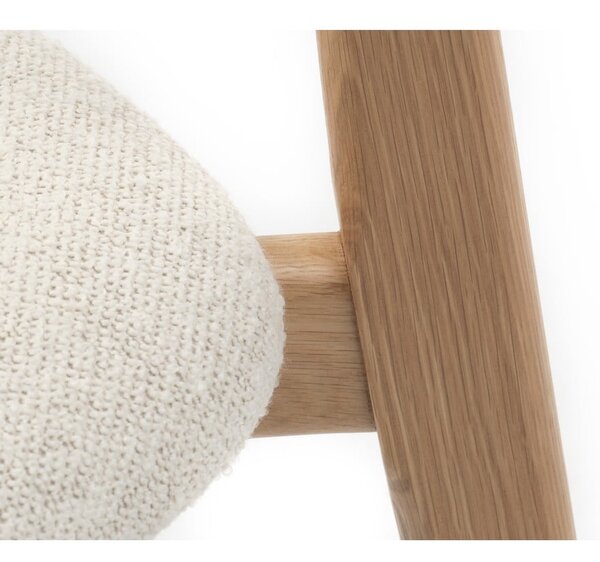Krémovobiela/v prírodnej farbe jedálenská stolička Elim – Unique Furniture