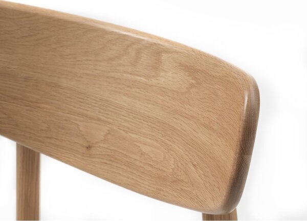 Krémovobiela/v prírodnej farbe jedálenská stolička Elim – Unique Furniture