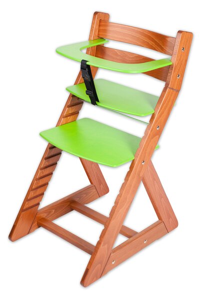 Hajdalánek Rastúca stolička ANETA - s malým pultíkom (čerešňa, zelená) ANETATRESENZELENA